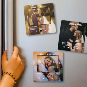 Imán de Nevera Personalizado con Música (Impresión UV)