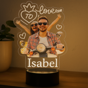 Lámpara LED Personalizada con Foto en Metacrilato
