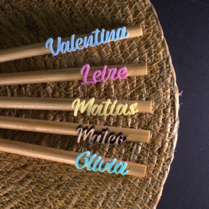 Lápices Infinitos Personalizados con Nombre en Metacrilato