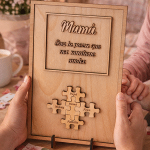 Placa de madera personalizada para el Día de la Madre
