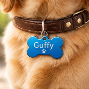 Placa Identificativa de Aluminio para Mascotas