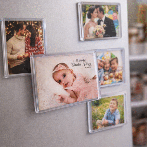 Portafotos magnético personalizado para nevera