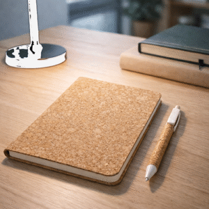 Set de Libreta y Bolígrafo de Corcho Personalizable