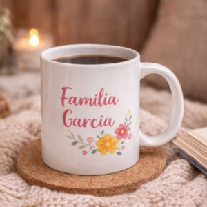 Taza Blanca de Cerámica Personalizada